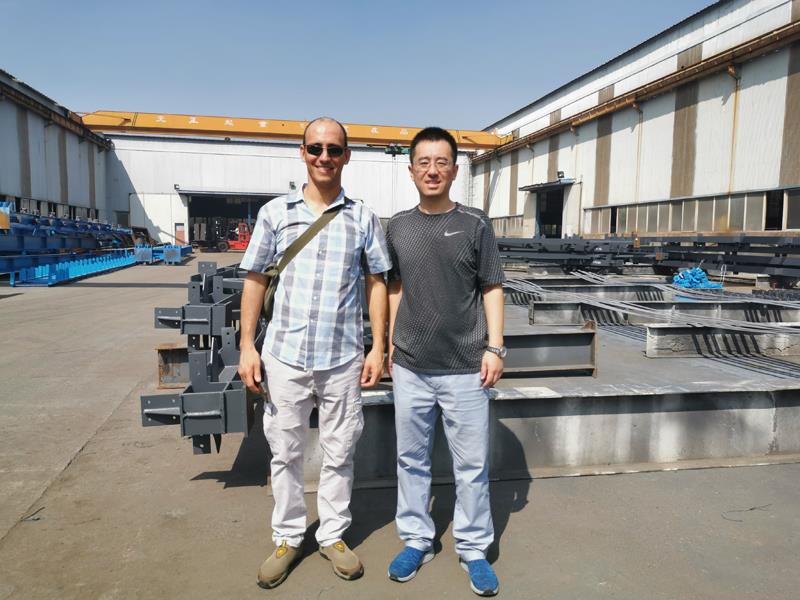 Uruguay customer visit Qingdao KXD Company (1)