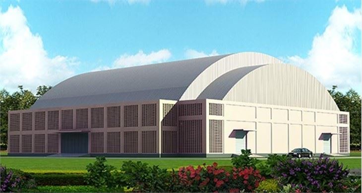 Prefabricated Structure Steel Sports Hall/Basketball Gym/Football Stadium/The Indoor Stadium